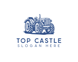 Agricultural Farming Tractor Logo