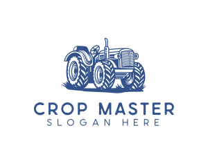 Harvester - Agricultural Farming Tractor logo design