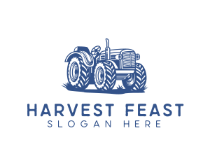 Agricultural Farming Tractor logo design