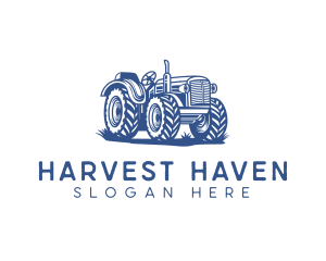 Agricultural Farming Tractor logo design