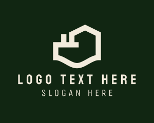 Warehouse - Industrial Factory Building logo design