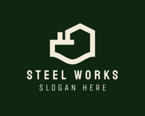 Industrial Factory Building logo design