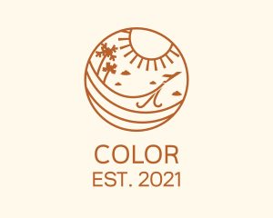 Airport - Orange Summer Tour logo design
