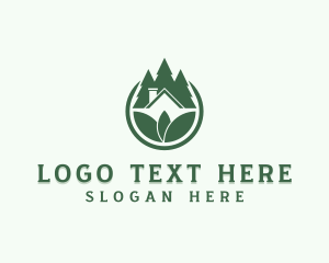Landscaper - Greenhouse Gardening  Landscaping logo design
