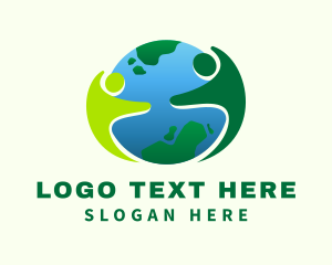Biological - Human Eco World logo design