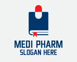 Pharmacology - Medical Book Library logo design