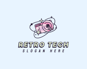 Retro Celestial Camera logo design