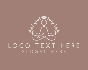 Meditate - Yoga Wellness Spa logo design