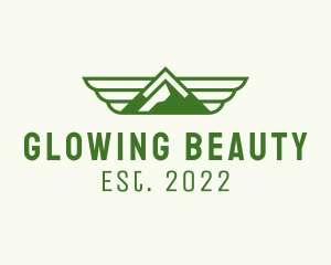 Eco Park - Green Valley Mountain logo design