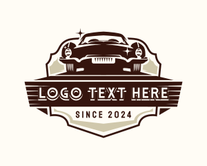 Dealership - Vintage Car Detailing logo design