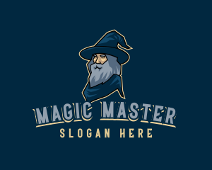 Wizard - Powerful Magic Wizard logo design