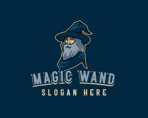 Powerful Magic Wizard logo design