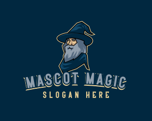 Powerful Magic Wizard logo design