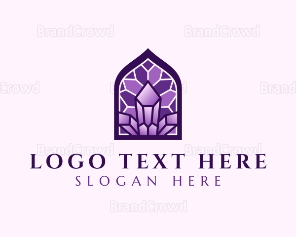 Diamond Gemstone Mosaic Logo