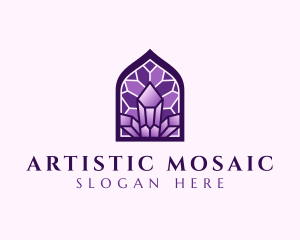 Mosaic - Diamond Gemstone Mosaic logo design