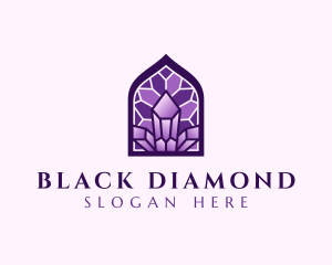 Diamond Gemstone Mosaic logo design