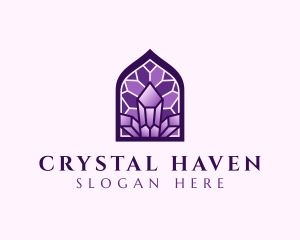 Diamond Gemstone Mosaic logo design