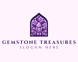 Diamond Gemstone Mosaic logo design