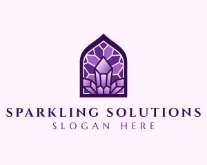 Brilliant - Diamond Gemstone Mosaic logo design