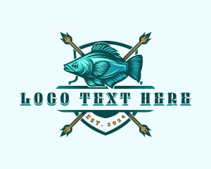Underwater - Fish Seafood Fisherman logo design