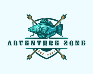 Fish Seafood Fisherman logo design