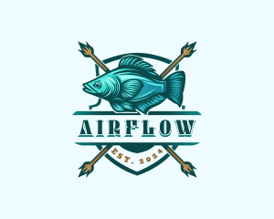 Fish Seafood Fisherman logo design