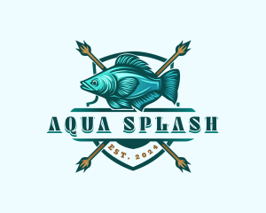 Swim - Fish Seafood Fisherman logo design