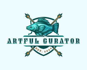 Fish Seafood Fisherman logo design