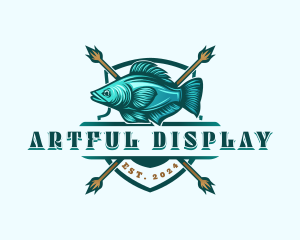 Fish Seafood Fisherman logo design