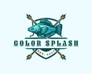 Fish Seafood Fisherman logo design