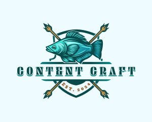 Fish Seafood Fisherman logo design