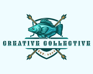 Fish Seafood Fisherman logo design