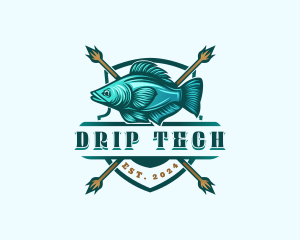 Fish Seafood Fisherman logo design