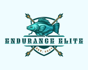 Fish Seafood Fisherman logo design