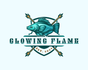 Fish Seafood Fisherman logo design