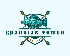 Fish Seafood Fisherman logo design