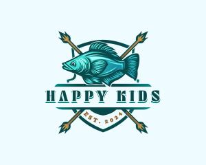 Fish Seafood Fisherman logo design