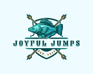 Fish Seafood Fisherman logo design