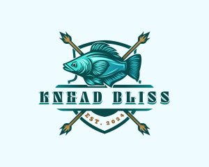 Fish Seafood Fisherman logo design