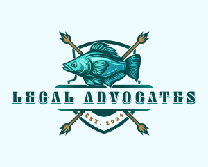 Fish Seafood Fisherman logo design