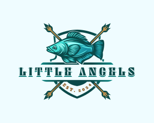 Fish Seafood Fisherman logo design