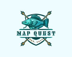 Fish Seafood Fisherman logo design