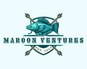 Fish Seafood Fisherman logo design