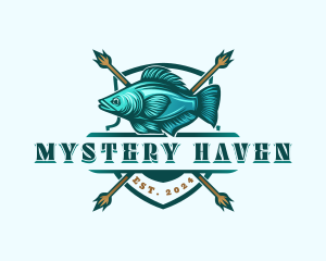 Fish Seafood Fisherman logo design