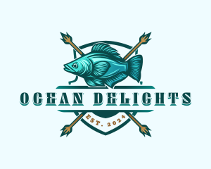 Seafood - Fish Seafood Fisherman logo design
