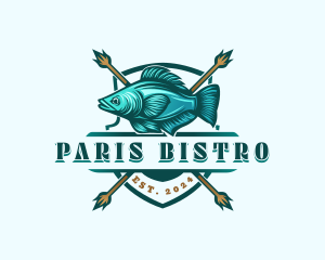 Fish Seafood Fisherman logo design