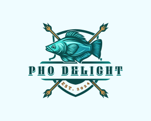 Fish Seafood Fisherman logo design