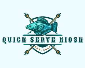 Fish Seafood Fisherman logo design