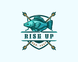 Fish Seafood Fisherman logo design