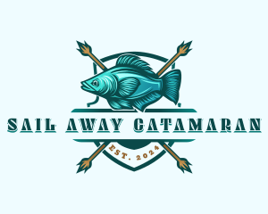 Fish Seafood Fisherman logo design